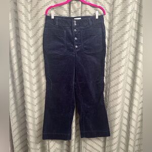 Free Assembly corduroy navy blue pants size 12